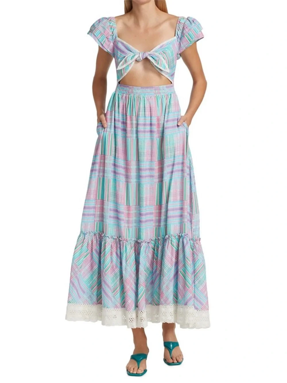LoveShackFancy Emeka dress In Candyland Multi